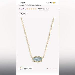 Kendra Scott pendant necklace